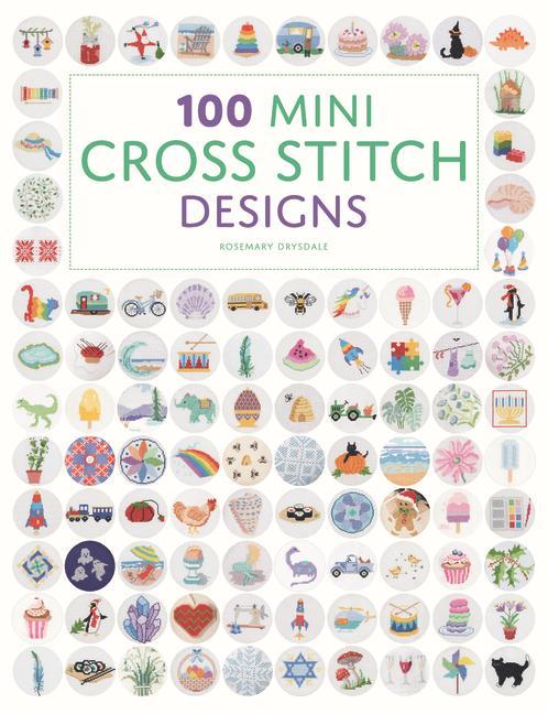 Книга 100 Mini Cross Stitch Designs 