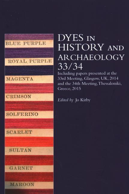 Book Dyes in History and Archaeology 33/34 