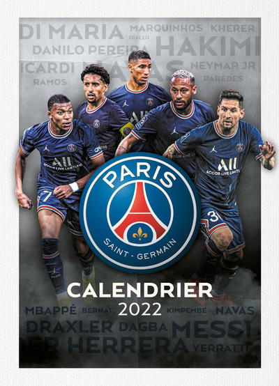 Kniha Calendrier du Paris Saint-Germain 2022 collegium