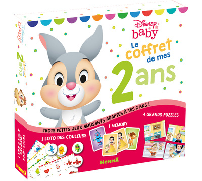 Carte Disney Baby - Le coffret de mes 2 ans (Panpan) collegium