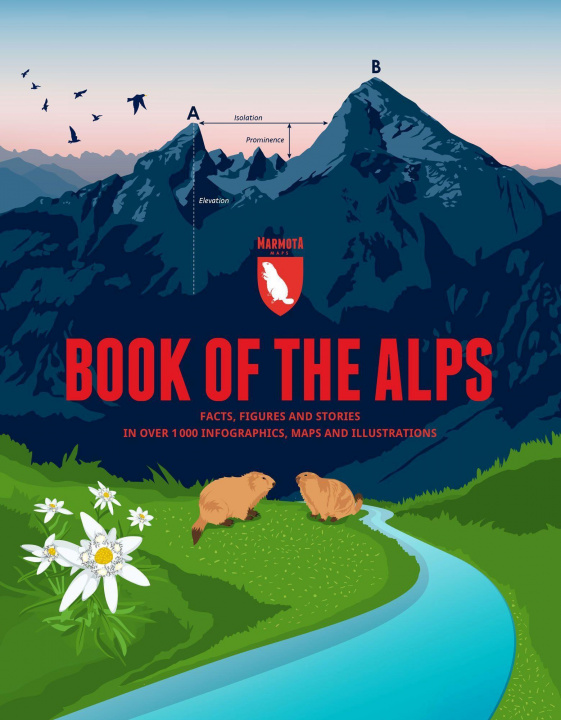 Carte Book of the Alps Weber Tobias