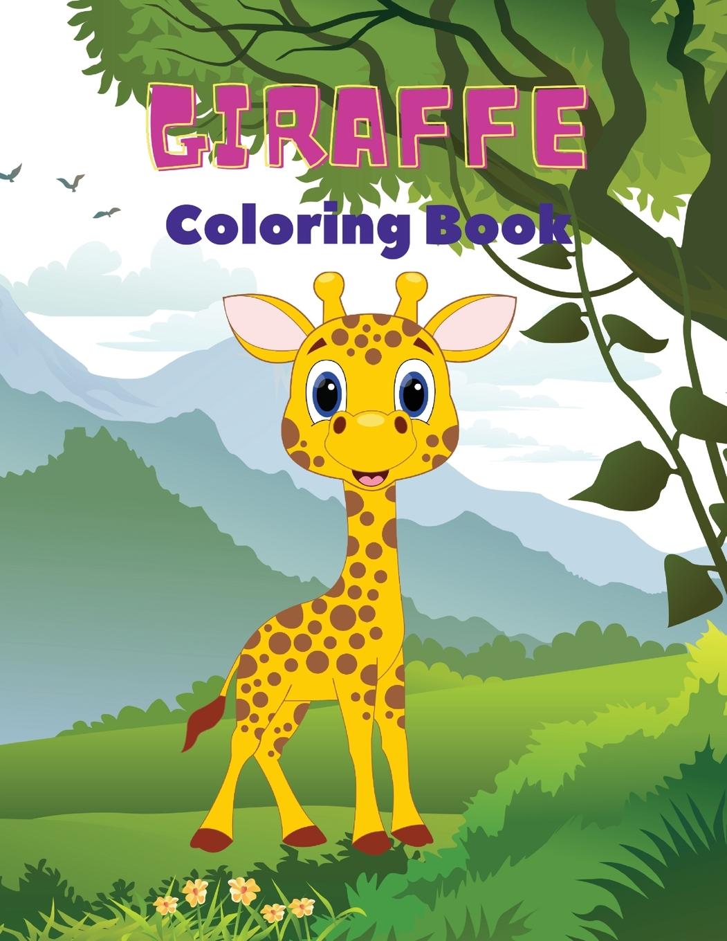 Knjiga Giraffe Coloring Book Mike Stewart