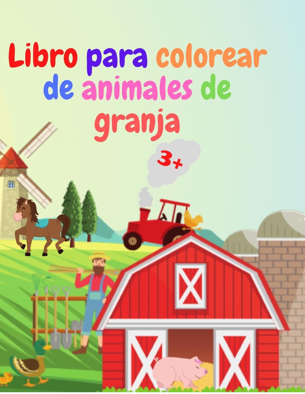 Kniha Libro para colorear de animales de granja 