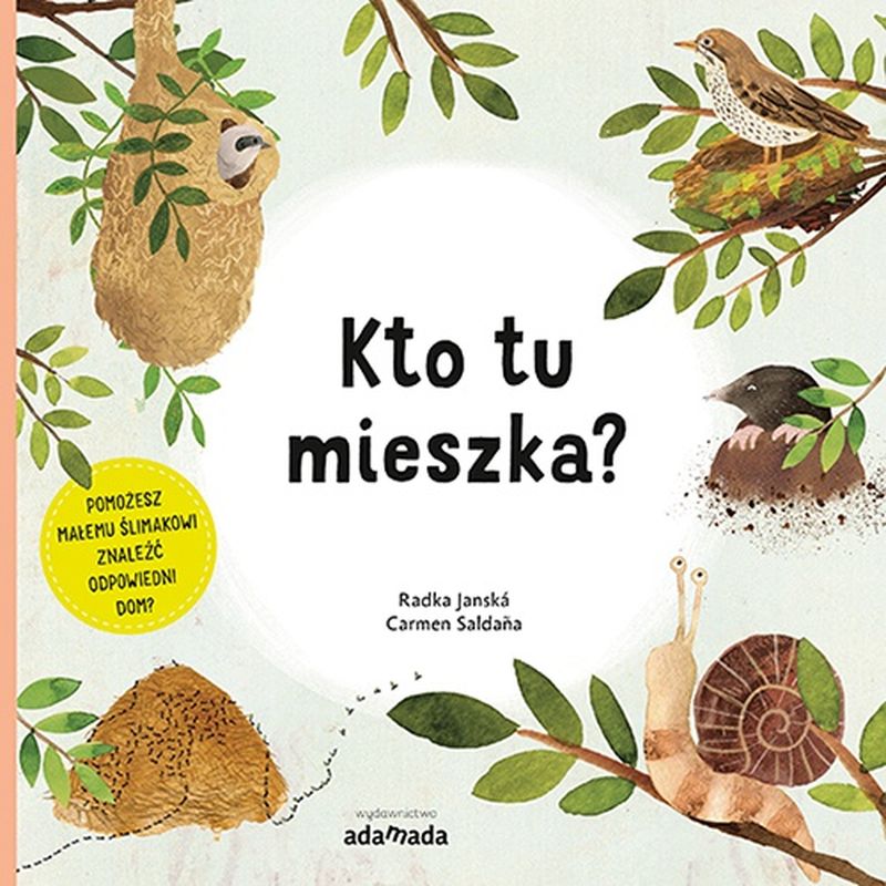 Książka Kto tu mieszka? Radka Janska