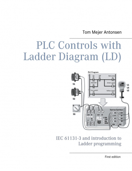 Kniha PLC Controls with Ladder Diagram (LD), Monochrome 