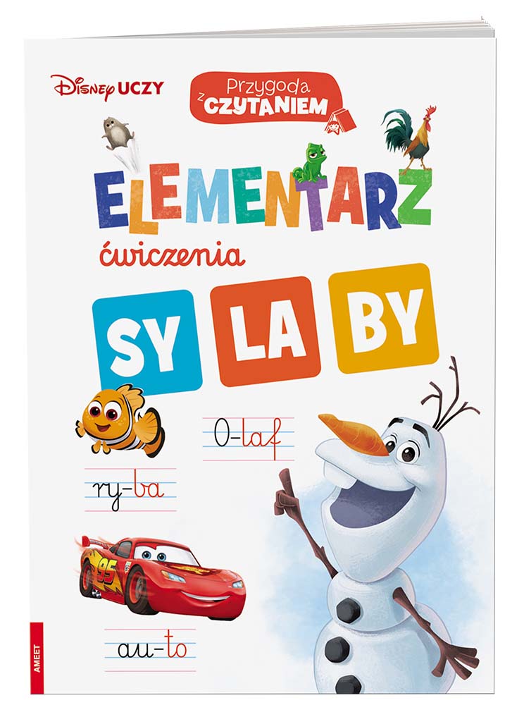 Knjiga Disney uczy mix Elementarz. Ćwiczenia Sylaby USY-9301 Opracowania Zbiorowe