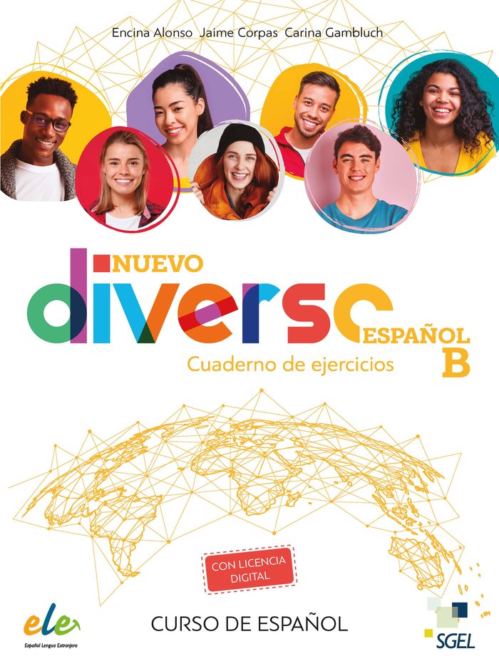 Knjiga Nuevo Diverso Español B ejercicios + @ Alonso Encina