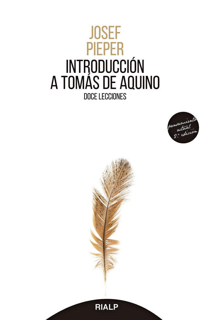 Книга INTRODUCCION A TOMAS DE AQUINO PIEPER