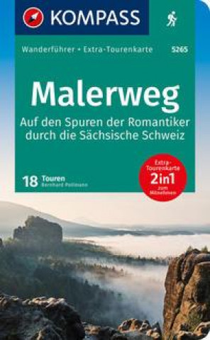 Könyv KOMPASS Wanderführer Malerweg - Auf den Spuren der Romantiker durch die Sächsische Schweiz, 18 Touren 