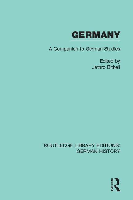 Book Germany Jethro Bithell