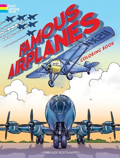 Книга Famous Airplanes Coloring Book 