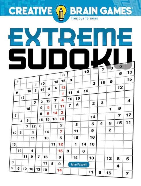 Carte Creative Brain Games Extreme Sudoku JOHN PAZZELLI