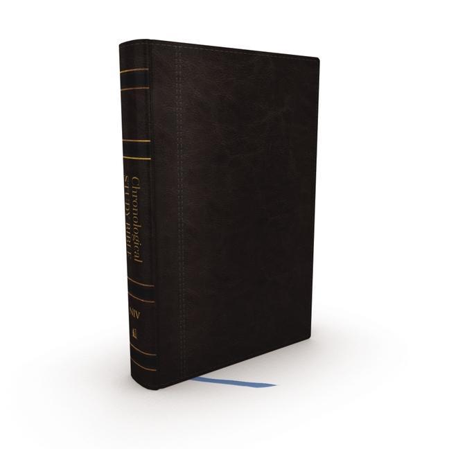 Kniha Niv, Chronological Study Bible, Leathersoft, Black, Comfort Print: Holy Bible, New International Version 