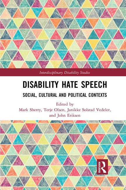 Könyv Disability Hate Speech 