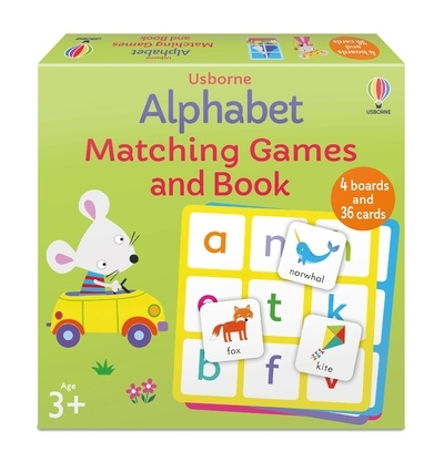 Joc / Jucărie Alphabet Matching Games and Book KATE NOLAN