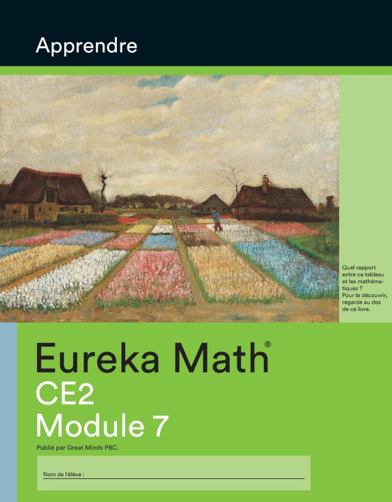 Knjiga French - Eureka Math Grade 3 Learn Workbook #4 (Module 7) GREAT MINDS
