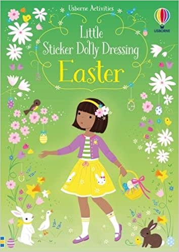 Carte Little Sticker Dolly Dressing Easter Fiona Watt