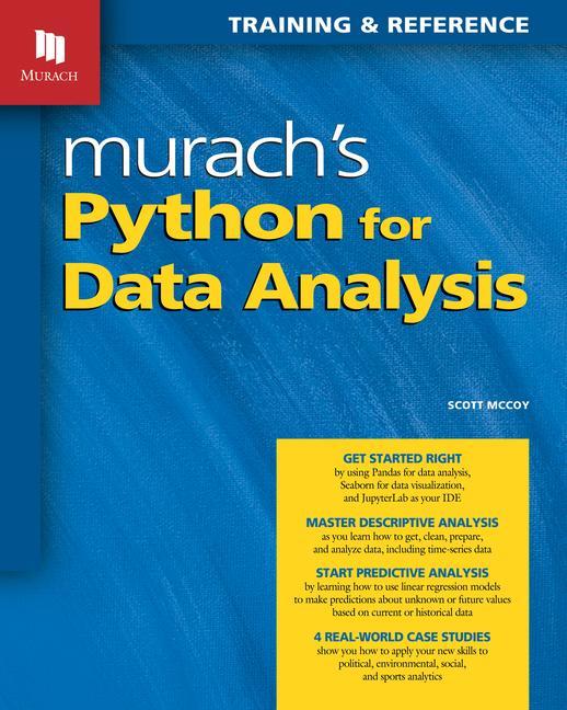 Könyv Murach's Python for Data Analysis Scott McCoy