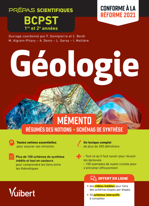 Kniha Mémento Géologie BCPST 1re et 2e années Saintpierre