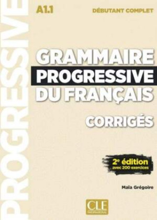 Carte Grammaire progressive du français - Niveau débutant complet 