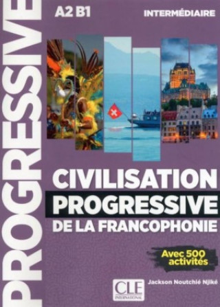 Carte Civilisation progressive de la francophonie - Niveau intermédiaire 