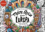 Carte Meine Reise durch Europa 