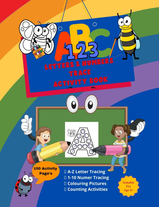 Knjiga Letters & Number Trace Activity Book J P Harrison