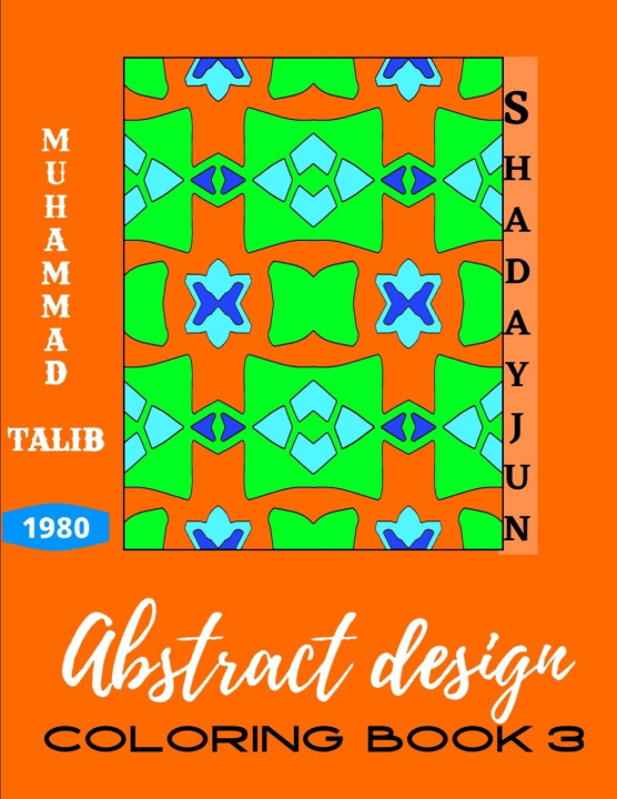 Książka Abstract design coloring book 3 Muhammad Talib