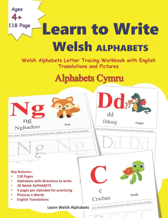 Knjiga Learn to Write Welsh ALPHABETS Mamma Margaret
