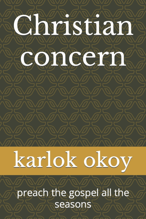 Βιβλίο Christian concern Karlo Kolong Okoy Kko