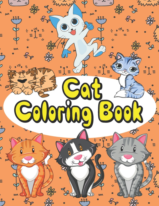 Kniha Cat coloring Book GREEN DAN GREEN