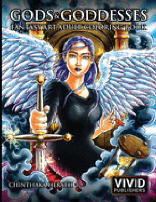 Kniha Gods & Goddesses - Fantasy Art Adult Coloring Book Media Intense Media