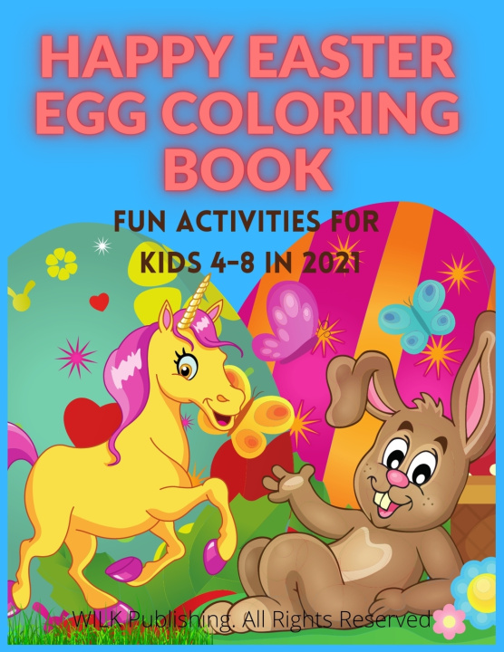 Knjiga Happy Easter Egg Coloring Book Publishing WILK Publishing