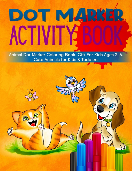 Kniha Dot Marker Activity Book Moanet