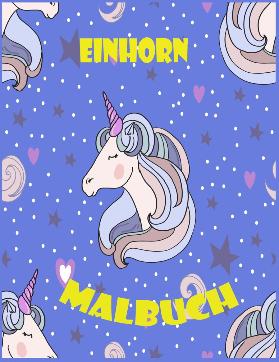 Buch Einhorn Malbuch Matthias Bertram