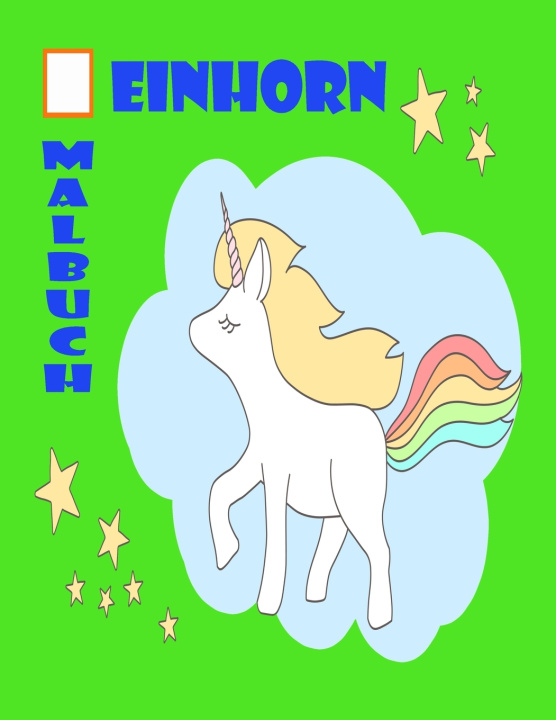 Livro Einhorn Malbuch Piet Hartwig