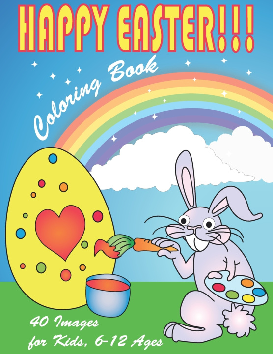 Book Happy Easter Coloring Book Andrew White