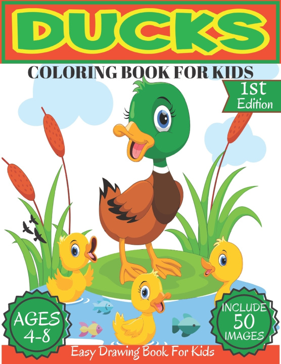 Knjiga Ducks Coloring Book For Kids Ages 4-8 Tofayel Ahmed