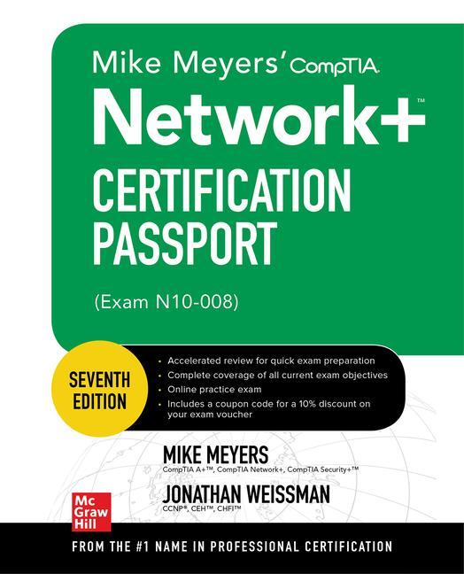 Kniha Mike Meyers' CompTIA Network+ Certification Passport, Seventh Edition (Exam N10-008) Mike Meyers