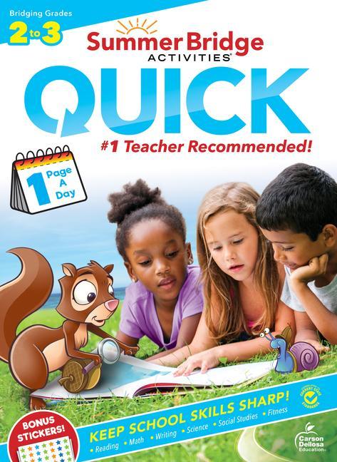 Könyv Summer Bridge Activities(r) Quick, Grades 2 - 3 Carson Dellosa Education