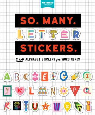 Carte So. Many. Letter Stickers. 