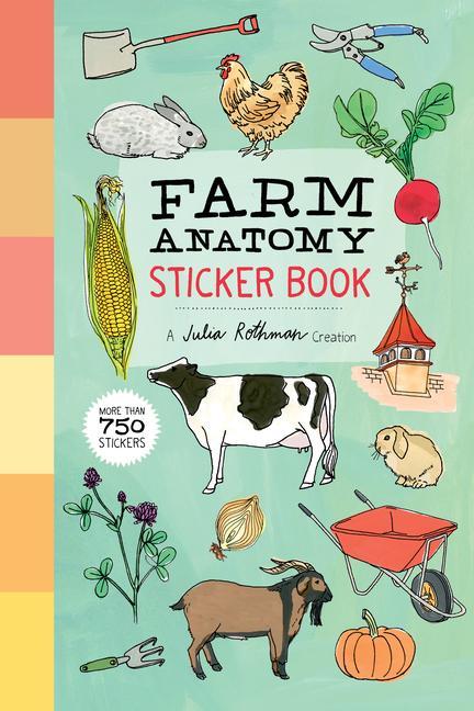Carte Farm Anatomy Sticker Book 