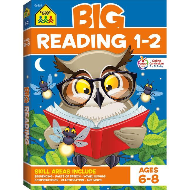 Könyv School Zone Big Reading 1-2 Workbook 
