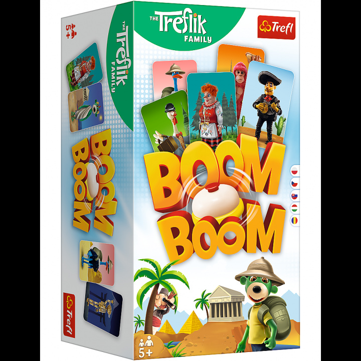 Könyv Gra Boom Boom Rodzina Treflików 02122 