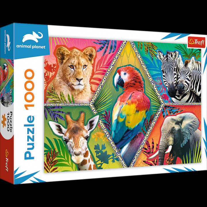 Hra/Hračka Puzzle 1000 Egzotyczne zwierzęta 10671 