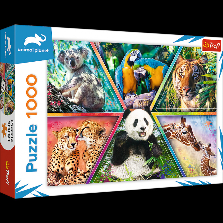 Gra/Zabawka Puzzle 1000 Królestwo zwierząt 10672 