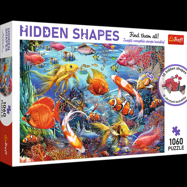 Játék Puzzle Hidden Shapes: Podmořský život 