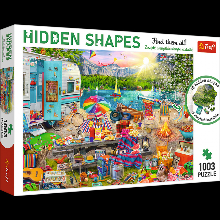 Hra/Hračka Puzzle Hidden Shapes: Výlet obytným autem 