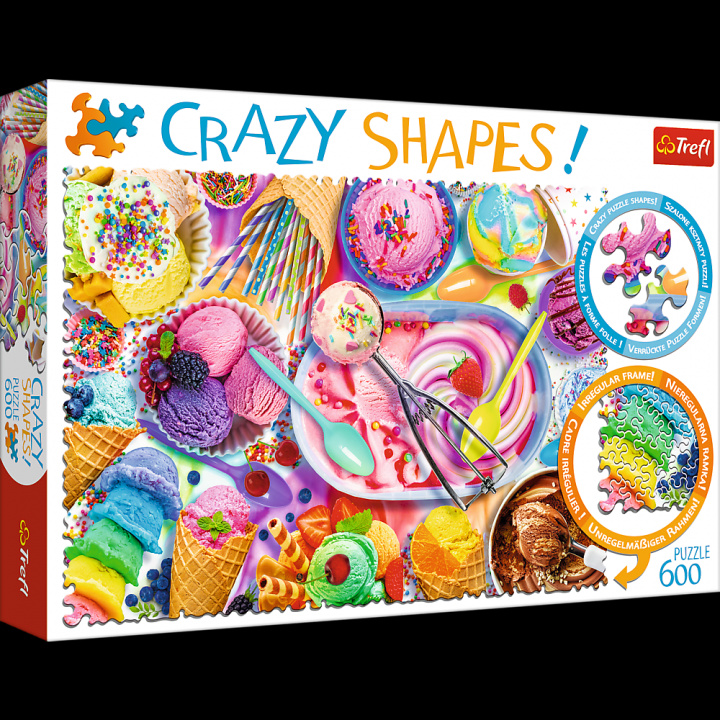 Joc / Jucărie Crazy Shapes puzzle Sladké sny 600 dílků 