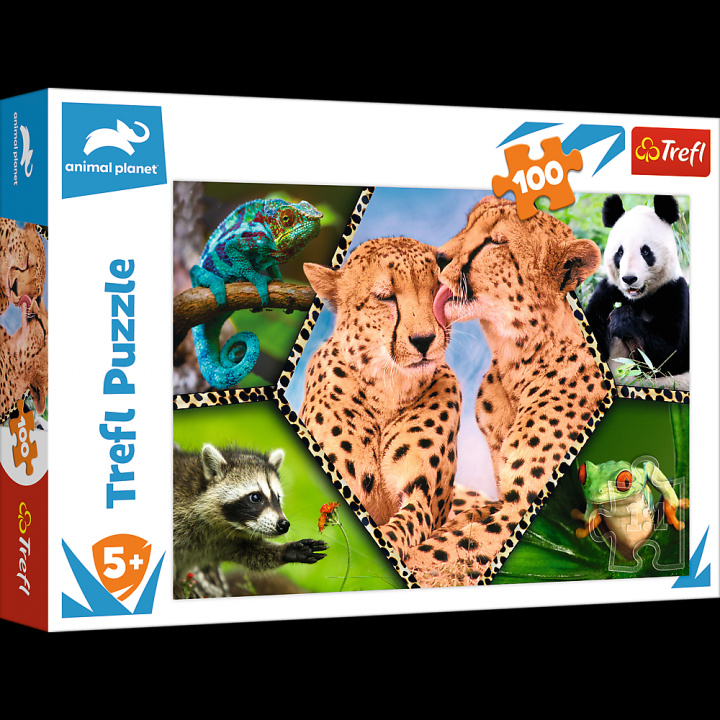 Játék Puzzle Animal Planet: Krásná příroda 100 dílků 